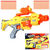 Nerf Shoot Soft Bullet Toy Electric Motorized Nerf Style Toy With 20 Free Darts And Target Board, 2 image