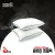 Premium Quality Fiber Head Pillow- High Loft- White & Black (18"x28"), 3 image