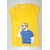 Summer Cotton Yellow T-Shirt For Men, 2 image