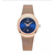 NAVIFORCE NF5004 RoseGold Mesh Stainless Steel Analog Watch For Women - Royal Blue & RoseGold