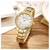 CURREN 9004 - Golden Stainless Steel Analog Watch for Women - White, 2 image