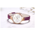 NAVIFORCE NF5001 Purple PU Leather Sub-Dial Chronograph Watch For Women - Purple & RoseGold, 2 image