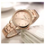 CURREN 9003 - Rose Gold Stainless Steel Analogue Watch for Women, 2 image