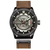 Curren 8301 - Chocolate Leather Analog Watch for Men, 3 image