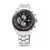 CURREN 8083 Silver Stainless Steel Chronograph Watch For Men - Black
