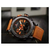 NF9094 - Brown Leather Wrist Watch for Men, 4 image
