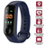 M3 Smart Band Sleep Sports Fitness Activity Tracker Pedometer Bracelet Watch -Blue