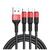 Hoco X26 3 In 1 Rapid Charging Cable, 3 image