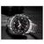 NAVIFORCE NF9138 Silver Stainless Steel Dual Time Wrist Watch For Men - Silver & Black, 2 image