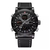 NAVIFORCE NF9132 Black PU Leather Wrist Watch for Men - Black