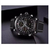 NAVIFORCE NF9132 Black PU Leather Wrist Watch for Men - Black, 2 image