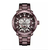 NAVIFORCE NF9158 Bronze Stainless Steel Chronograph Watch For Men - Purple & Bronze