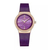 NAVIFORCE NF5005 Purple Mesh Stainless Steel Analog Watch For Women - RoseGold & Purple