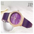 NAVIFORCE NF5005 Purple Mesh Stainless Steel Analog Watch For Women - RoseGold & Purple, 2 image