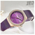 NAVIFORCE NF5005 Purple Mesh Stainless Steel Analog Watch For Women - RoseGold & Purple, 3 image