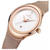 NAVIFORCE NF5004 RoseGold Mesh Stainless Steel Analog Watch For Women - White & RoseGold, 3 image