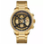 NAVIFORCE NF9150 Golden Stainless Steel Chronograph Watch For Men - Black & Golden