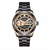 NAVIFORCE NF9157 - Stainless Steel Analog Watch for Men - Rose Gold and Black