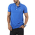 Men's Light Solid Blue Polo Shirt