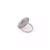 Silver Metal Finger Ring For Women, 3 image