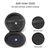 Black Earphone Pouch Multi Purpose Pocket Storage Case for Earphone, 2 image