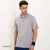 Cotton Half Sleeve Men's Polo T-Shirt - Light Ash