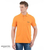 Cotton Half Sleeve Men's Polo T-Shirt - Orange