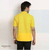 Cotton Half Sleeve Men's Polo T-Shirt - Yellow, 3 image