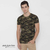 Cotton Short Sleeve T-Shirt For Men - Army Print