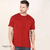 Cotton Short Sleeve T-Shirt For Men - Red