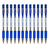 Econo Ocean pen Blue body color- 15 Pcs pens /Quantity - unique Ball point pens - Black ink color - Standard qualities pens with stylish gripper [CLONE], 5 image