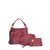 Maroon PU Leather Hand Bag For Women, 2 image