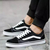 Summer Stylish Woman PU Leather Rose Black Sneakers Shoes, 2 image