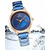 NAVIFORCE NF5008 Royal Blue Stainless Steel Analog Watch For Women, 3 image