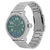 Varsity Green Dial Stainless Steel Strap Watch, 2 image