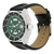Fastrack Green Dial Black Leather Strap Watch, 2 image