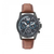 Fastrack Brown Leather Chronograph Watch for Men