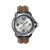 Fastrack Leather Analog Watch for Men Brown